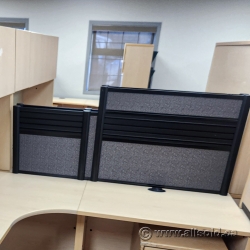Grey Desktop Privacy Panel Screen